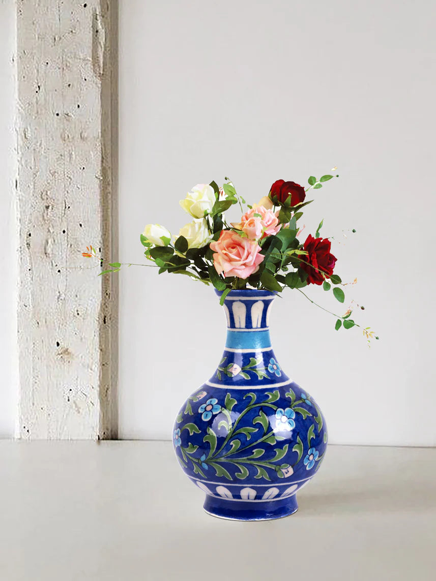Blue Pottery Surahi Blue color Main image