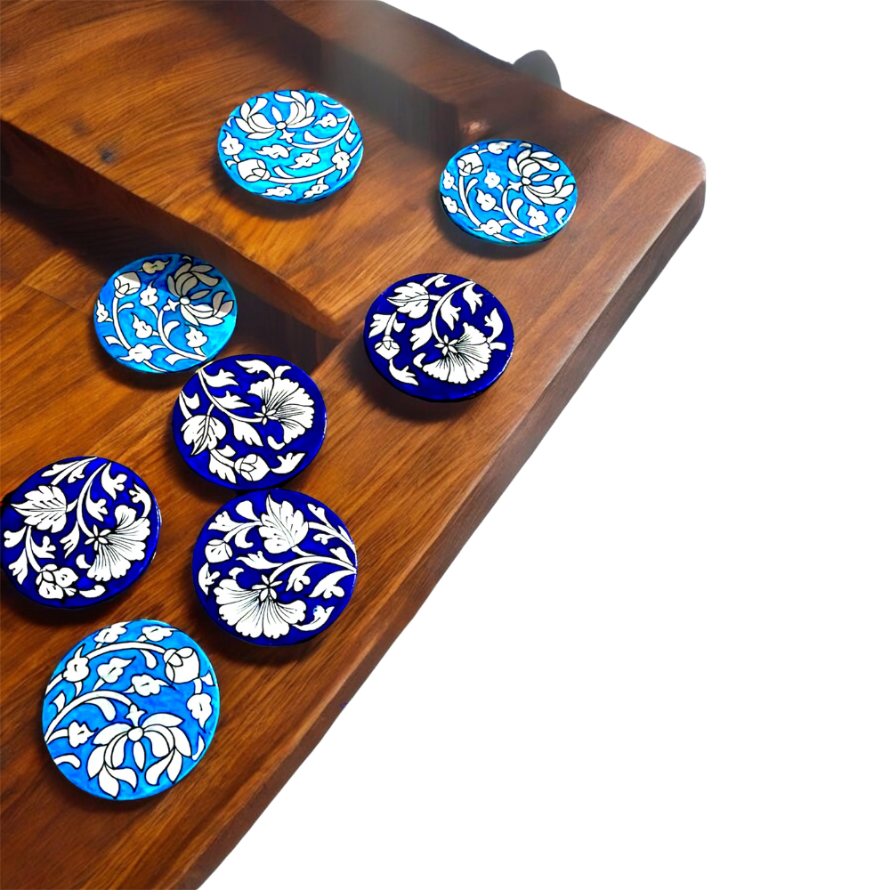 Blue Pottery Coasters