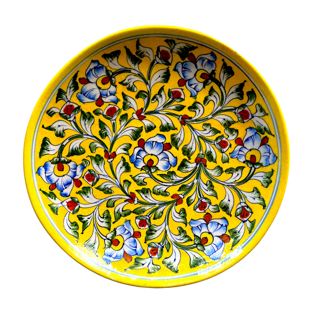 Blue Pottery Plates