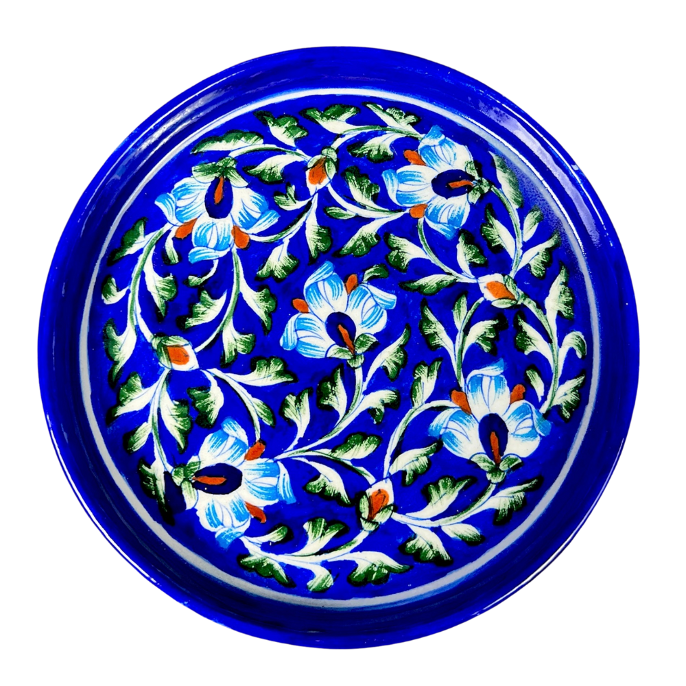 Blue Pottery Plates