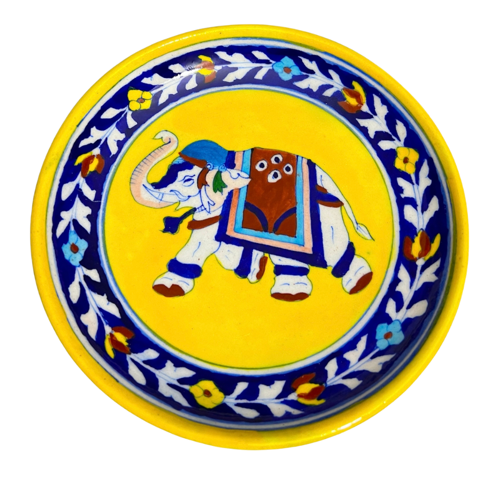 Blue Pottery Plates