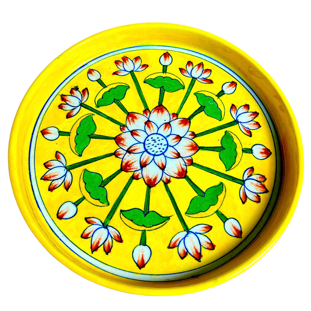 Blue Pottery Thali
