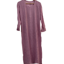 Handcrafted Resham Thread Chikankari Kurta – Pure Georgette
