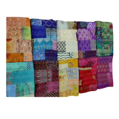 Silk Patola Kantha