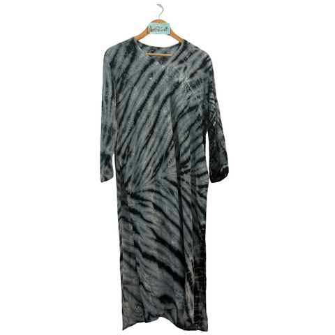 Tie & Dye Chikankari Kurta – Pure Georgette