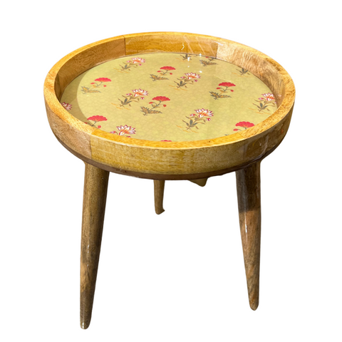 Vintage Floral Stool