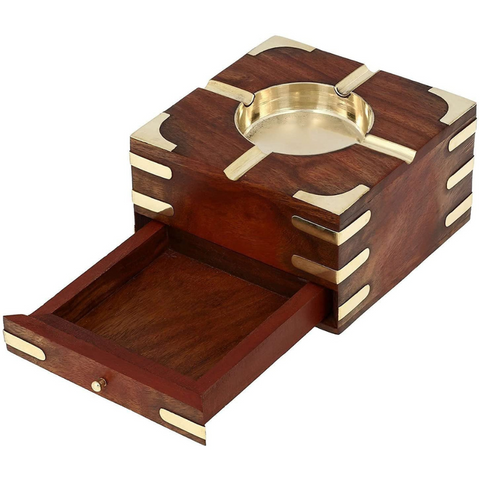 Ashtray With Cigarette Storage Case