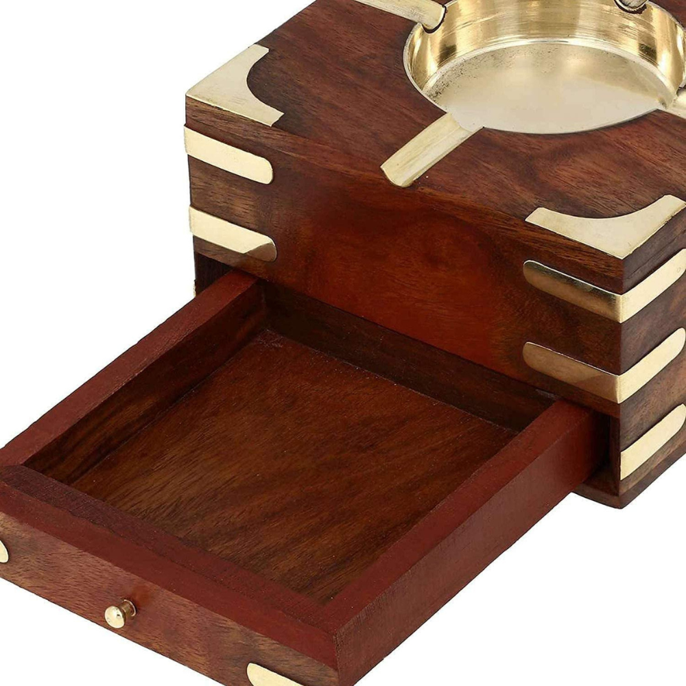 Ashtray With Cigarette Storage Case