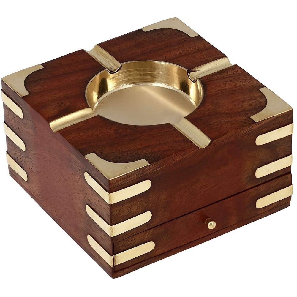 Ashtray With Cigarette Storage Case
