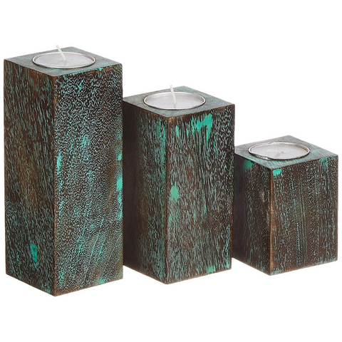 Wooden Candle Holder