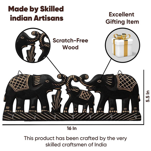 Elephant Design Key Hanger