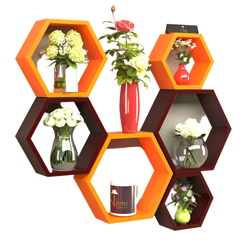 Intersecting Wall Shelves