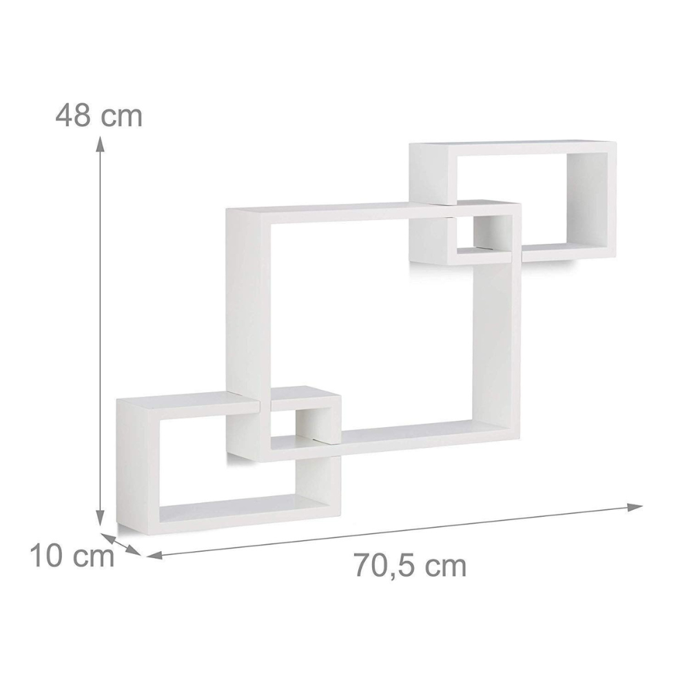 Intersecting Wall Shelves