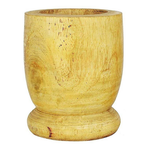 Wooden Mortar & Pestle