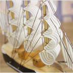 Wooden Sailing Ship Showpiece