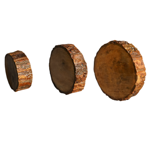 Wooden Serving Tray Set of 3