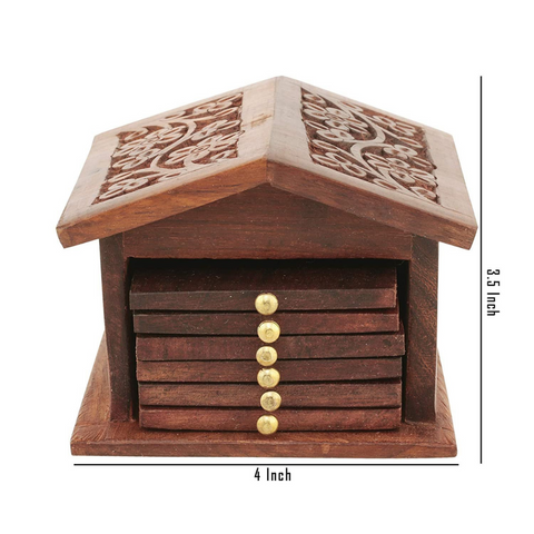 Hut Shaped Tea Coaster