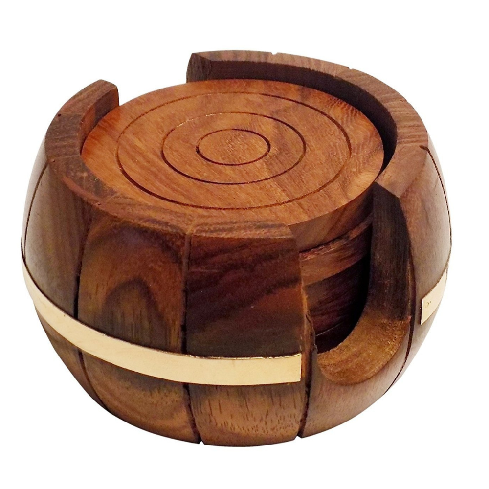 Wooden Tea Coasters