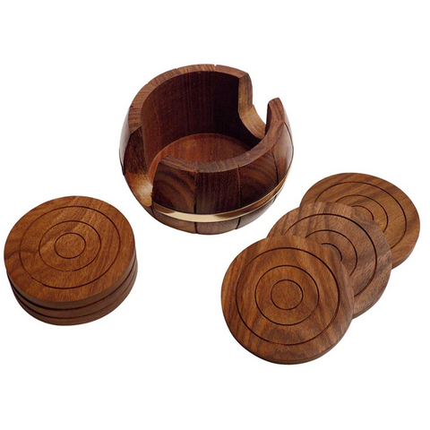 Wooden Tea Coasters