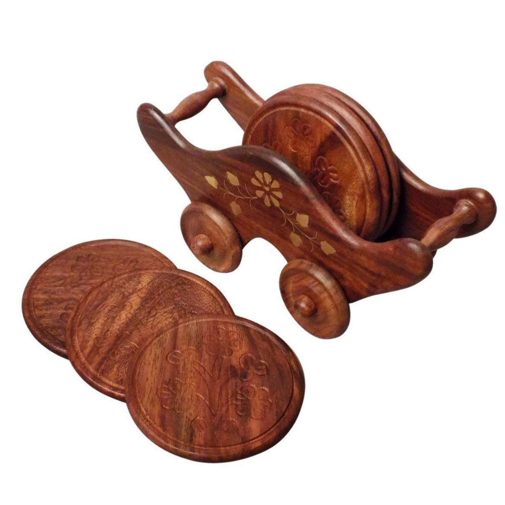 Wooden Tea Coaster