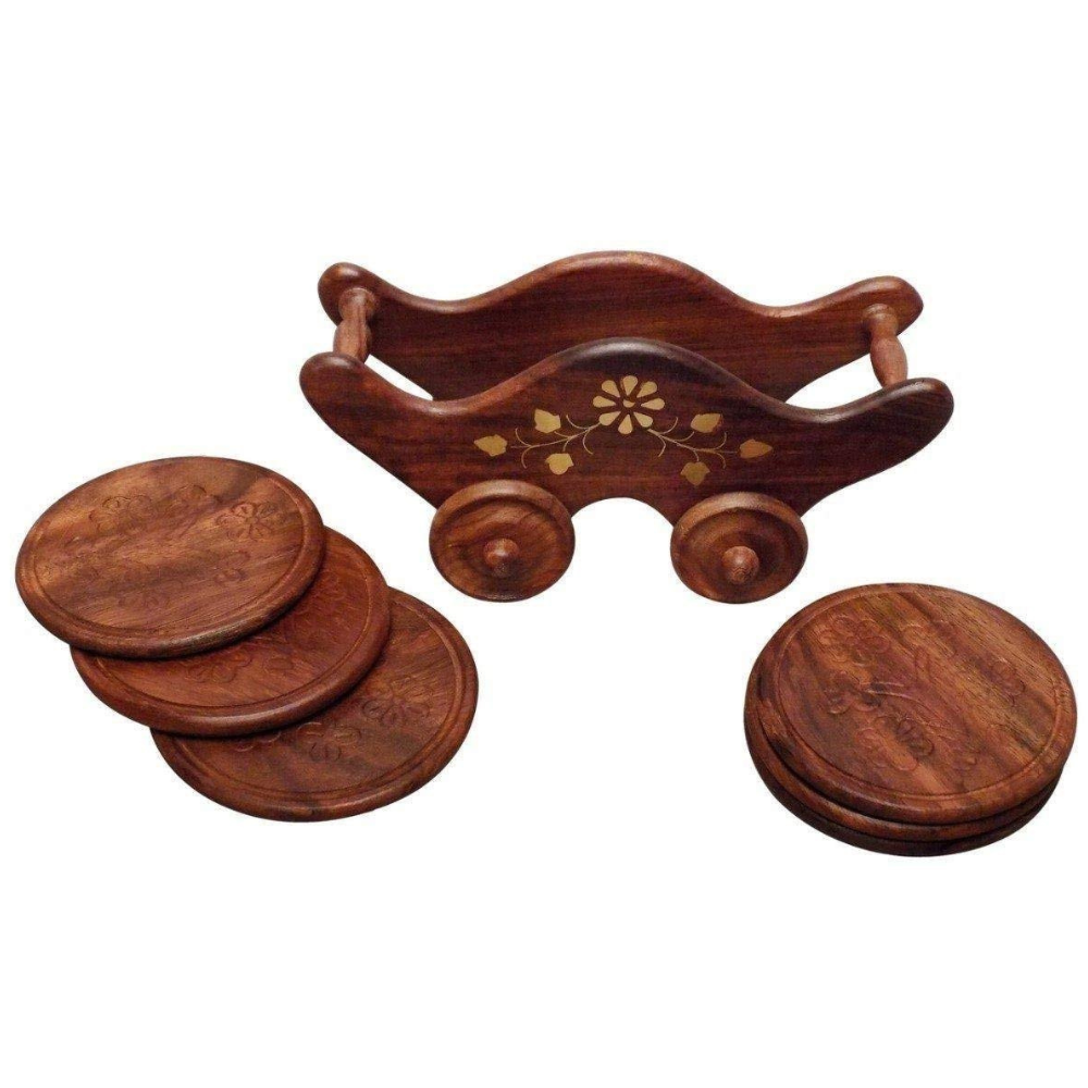 Wooden Tea Coaster