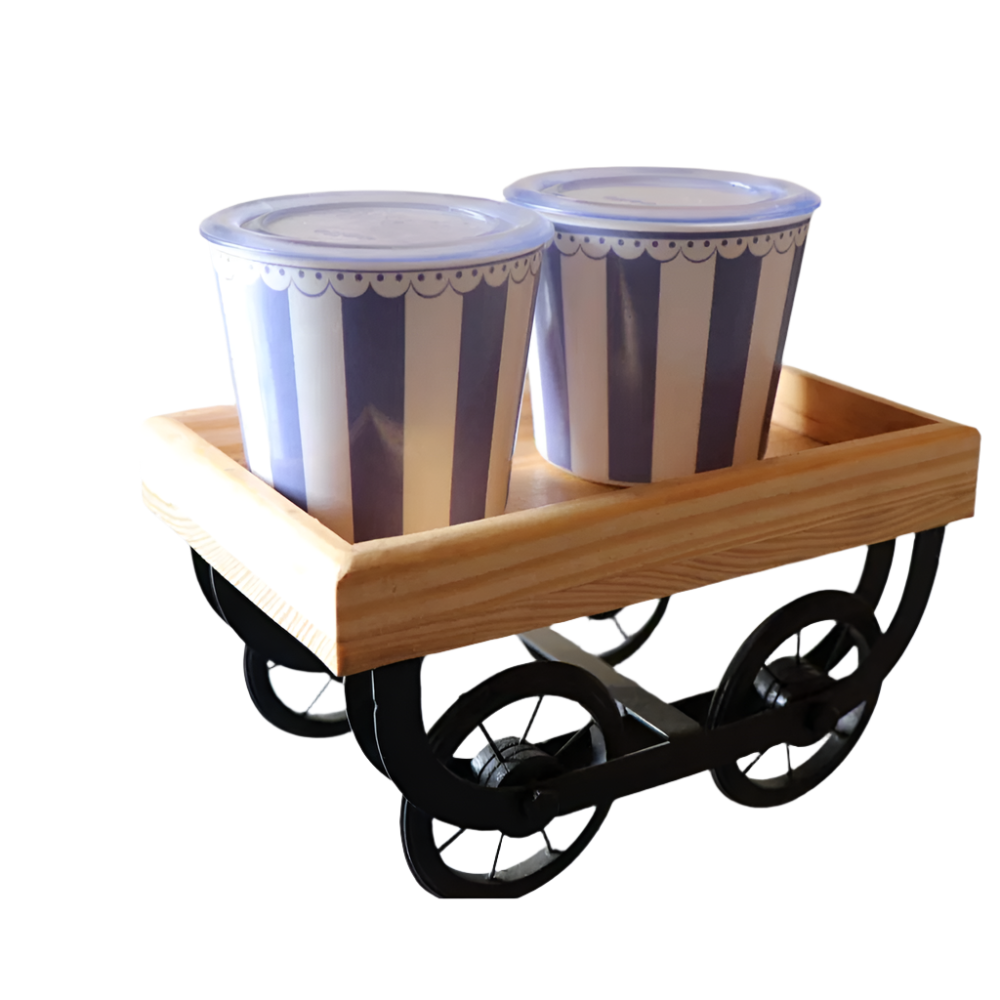 Wooden Thela Serving Tray