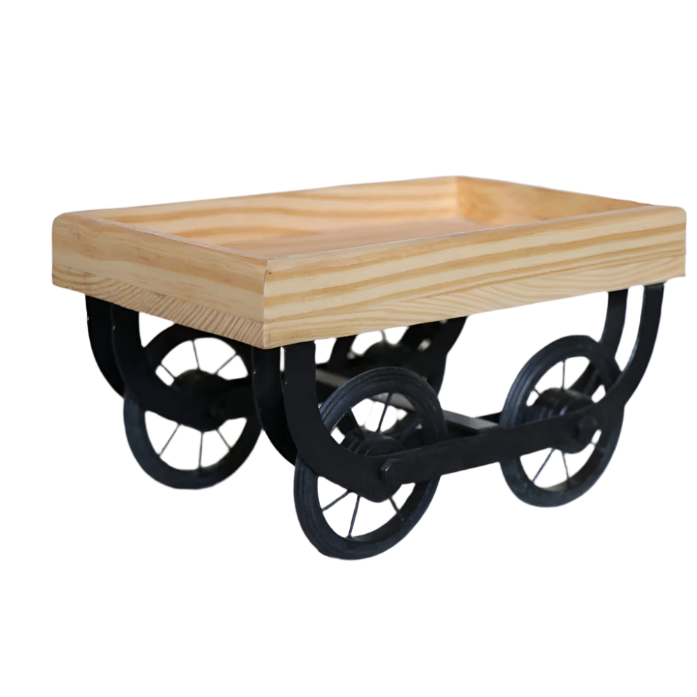 Wooden Thela Serving Tray