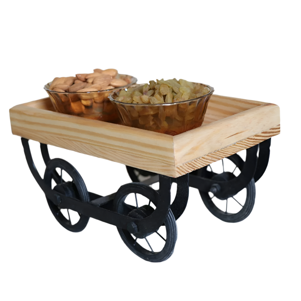 Wooden Thela Serving Tray