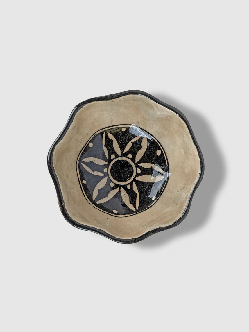 Petal Blue Pottery Bowl Secondary image