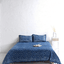 Stone Washed Luxury Block Printed Bedsheet and Pillow Set