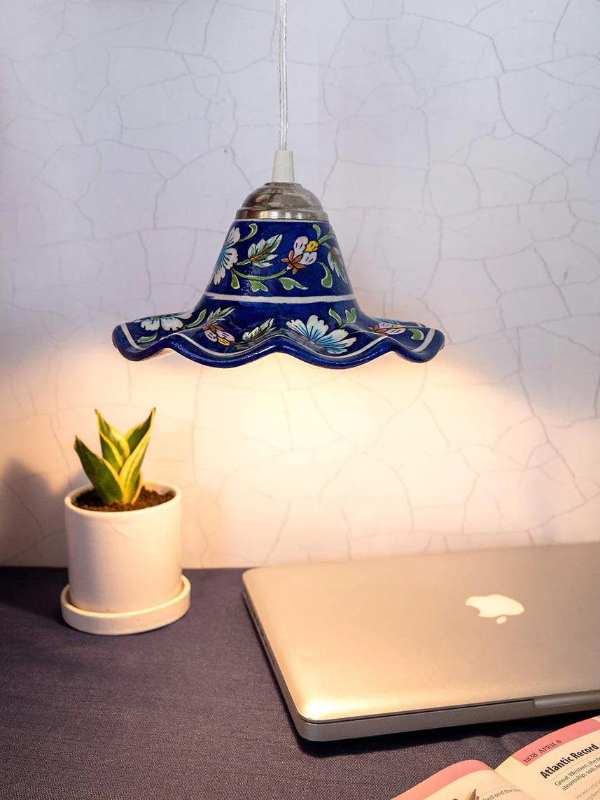Hanging Lamp Blue Color Main image