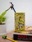 Handmade Blue pottery Cylinder Pen Stand