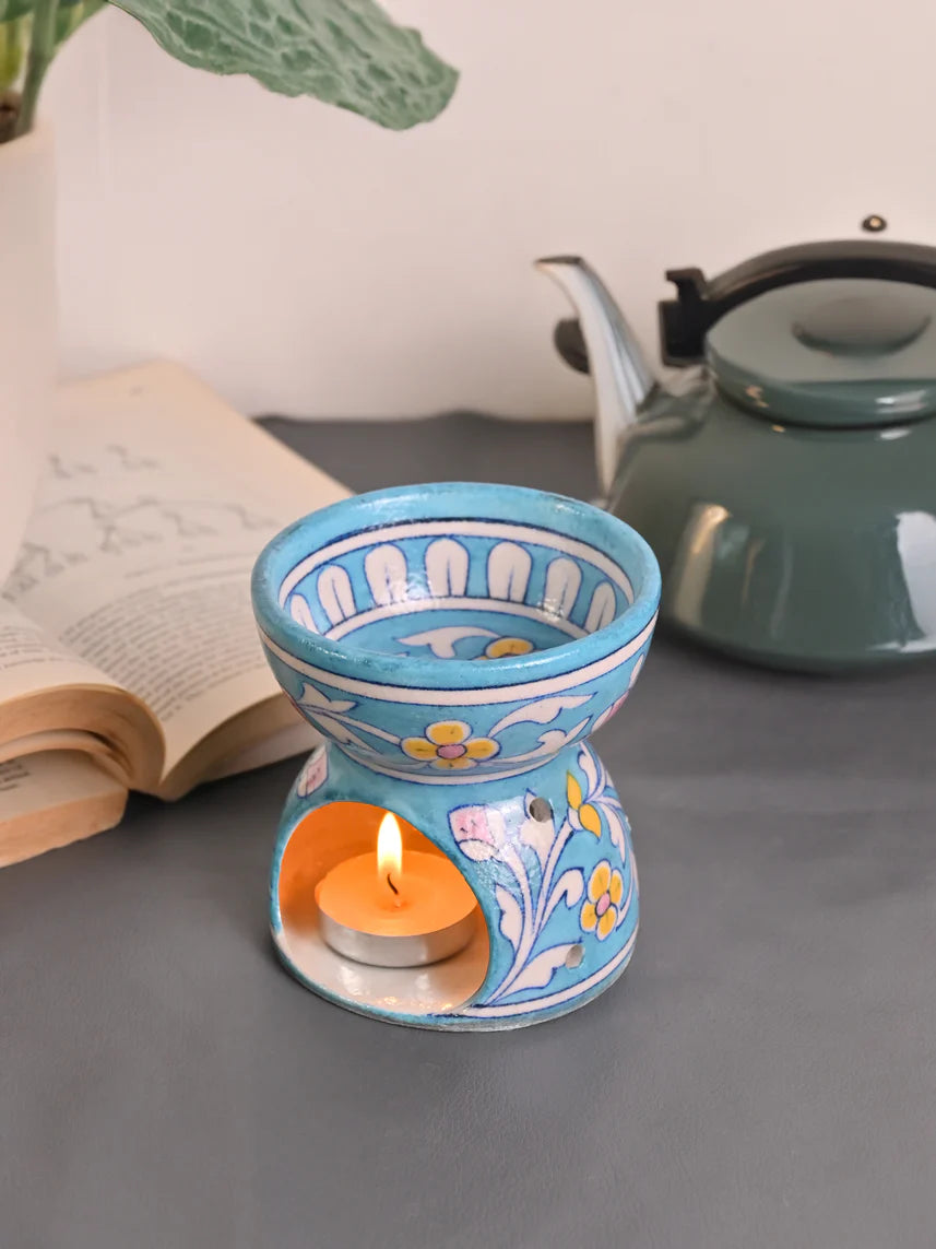 Handmade Aroma Oil Diffuser Turquoise  Color