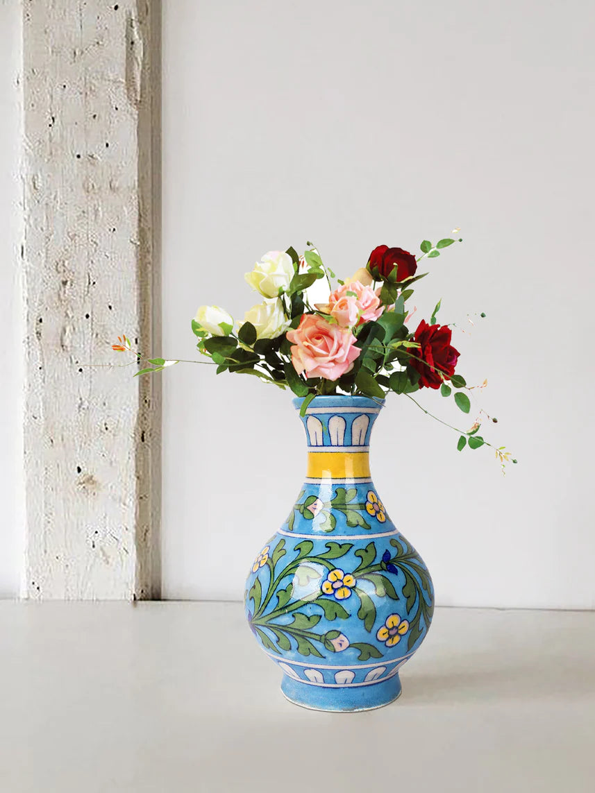 Blue Pottery Surahi Surahi Turquoise color Main image