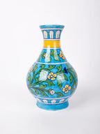 Blue Pottery Surahi Surahi Turquoise color