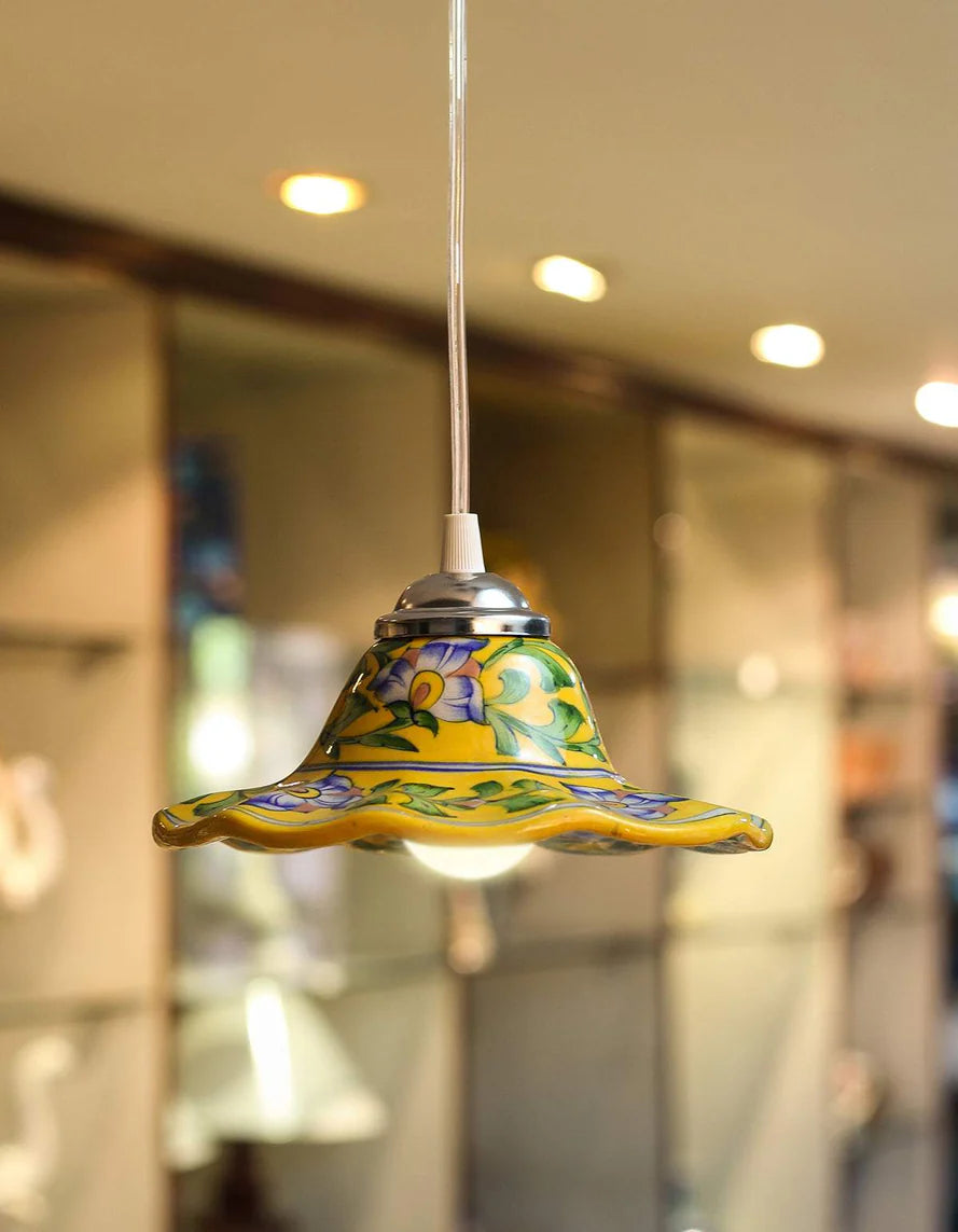 Yellow Color Hanging Lamp Main image